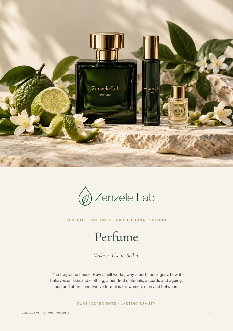 Zenzele Lab Perfumes Volume 2 manual cover